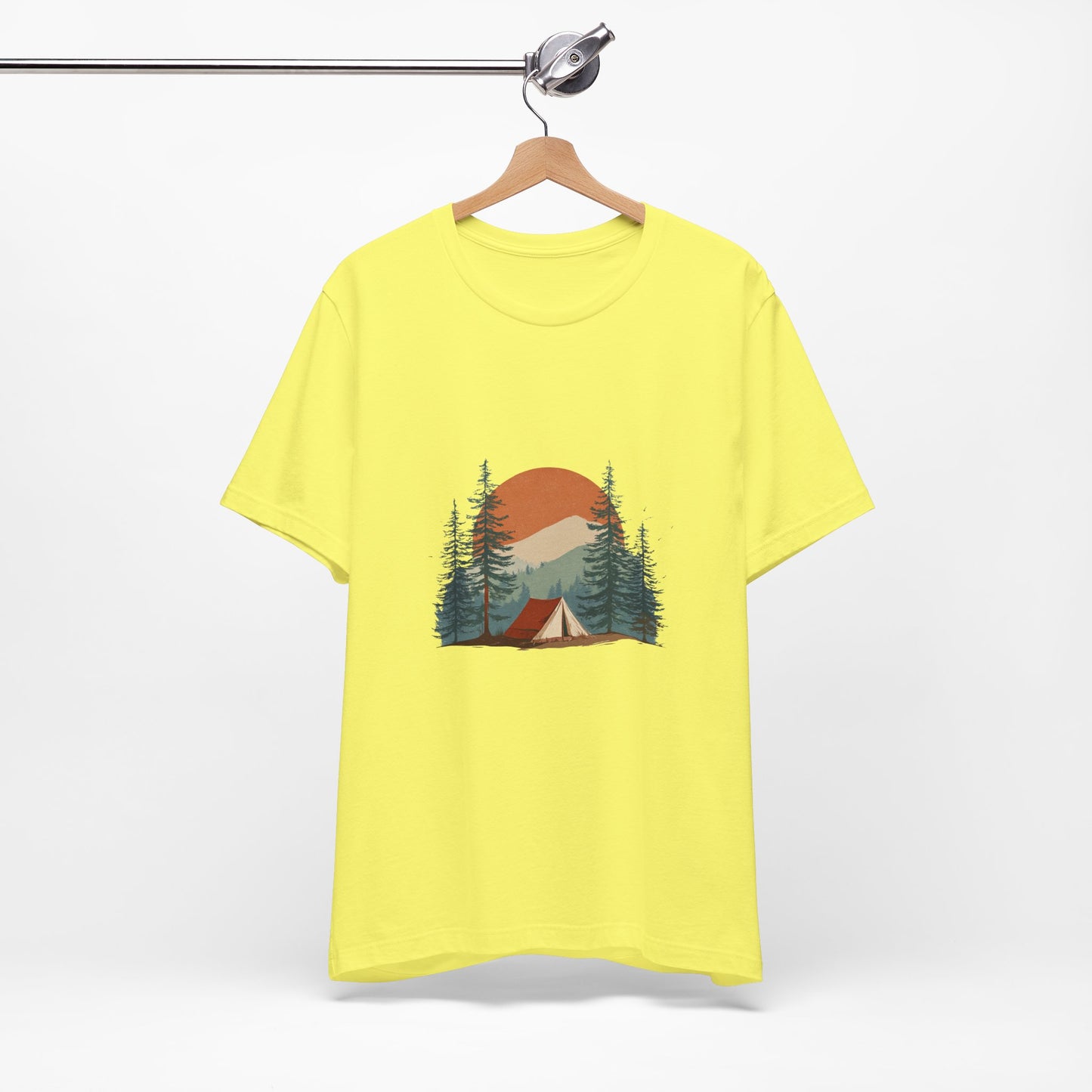 Nature-Inspired Unisex Tee | Camp Vibes, Adventure Shirt, Outdoor Apparel, Gift for Hikers, Summer Outfit, Travel T-Shirt