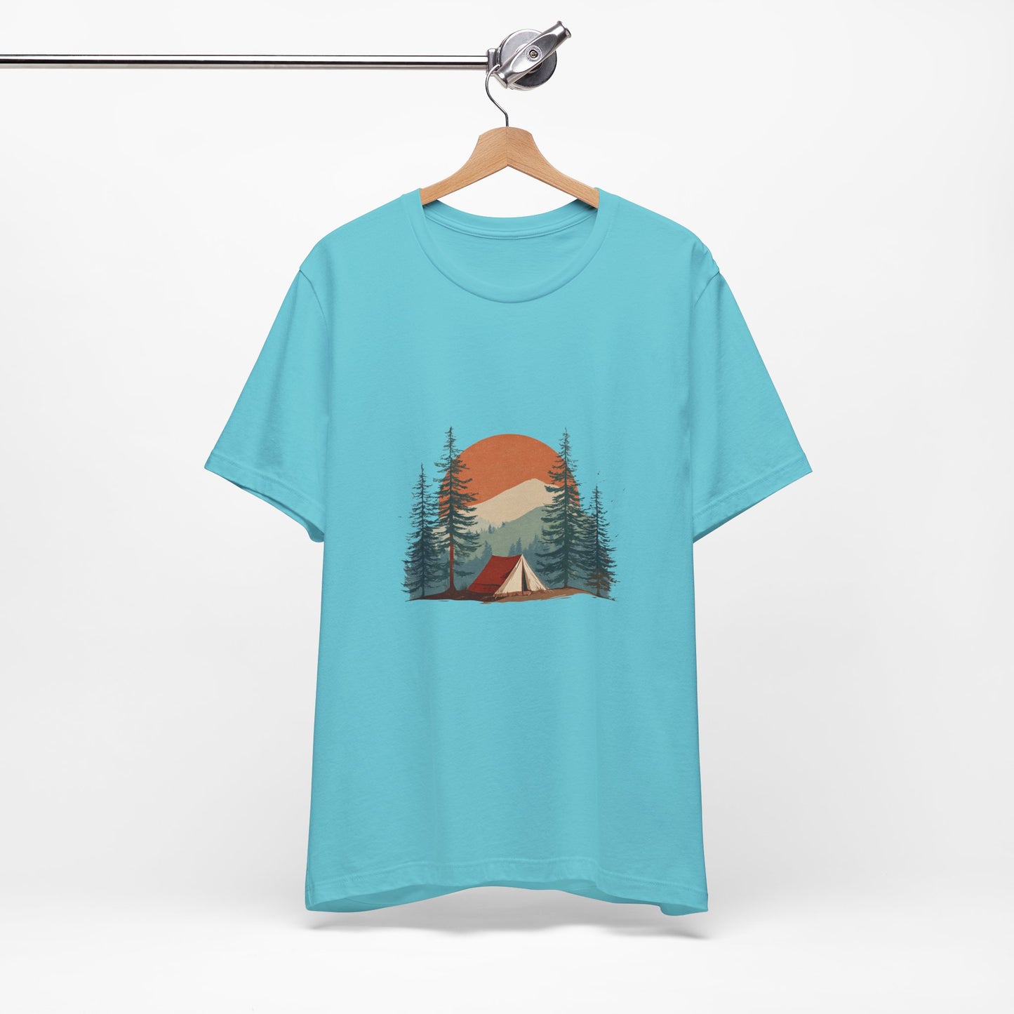 Nature-Inspired Unisex Tee | Camp Vibes, Adventure Shirt, Outdoor Apparel, Gift for Hikers, Summer Outfit, Travel T-Shirt