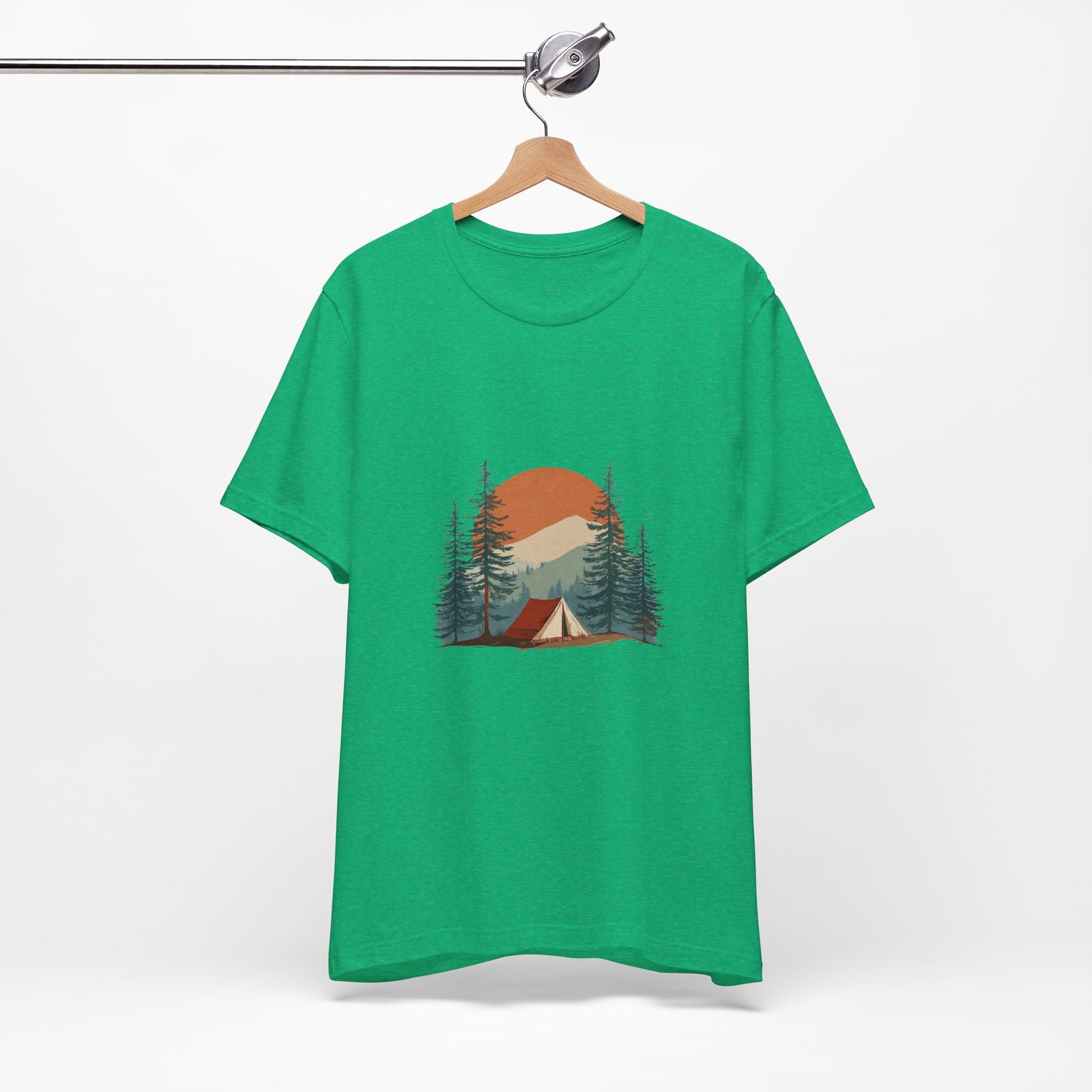 Nature-Inspired Unisex Tee | Camp Vibes, Adventure Shirt, Outdoor Apparel, Gift for Hikers, Summer Outfit, Travel T-Shirt