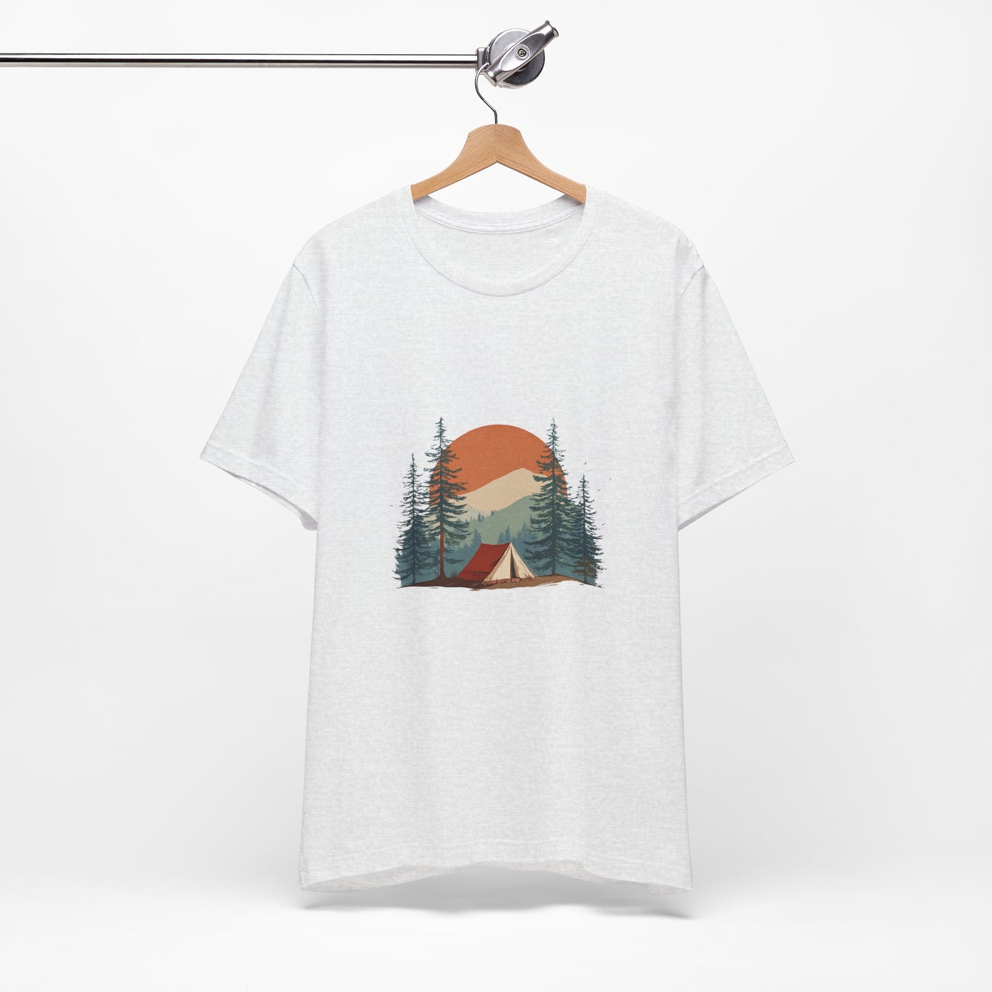 Nature-Inspired Unisex Tee | Camp Vibes, Adventure Shirt, Outdoor Apparel, Gift for Hikers, Summer Outfit, Travel T-Shirt