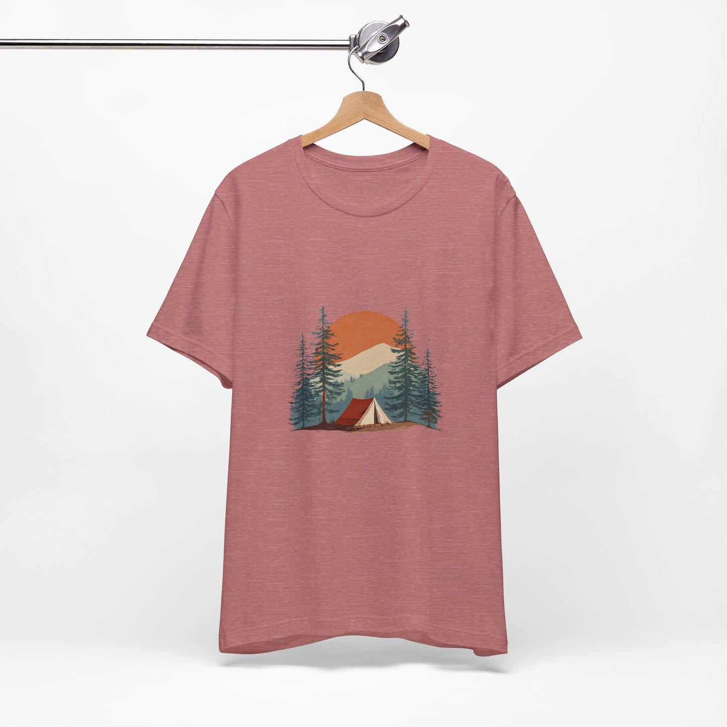 Nature-Inspired Unisex Tee | Camp Vibes, Adventure Shirt, Outdoor Apparel, Gift for Hikers, Summer Outfit, Travel T-Shirt