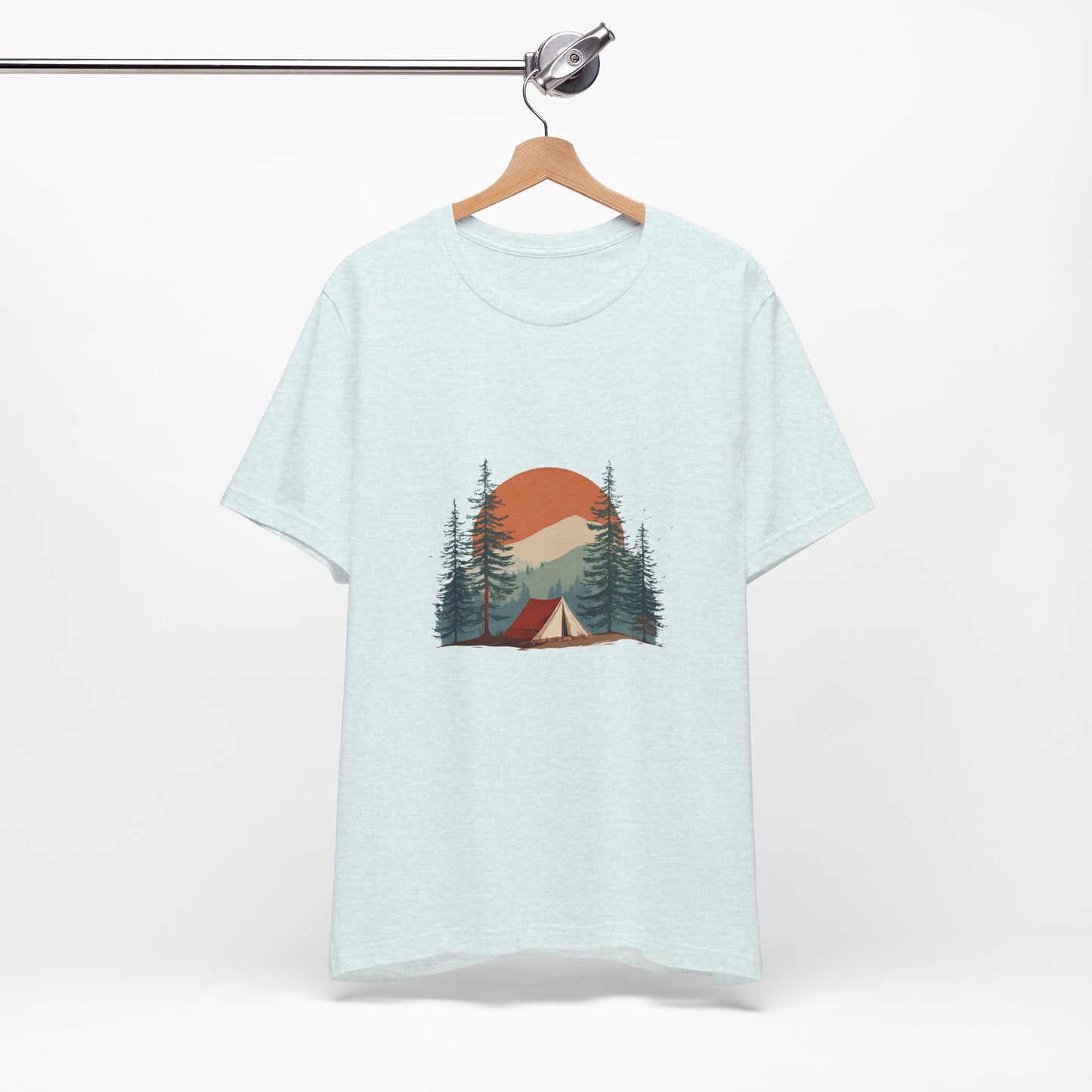 Nature-Inspired Unisex Tee | Camp Vibes, Adventure Shirt, Outdoor Apparel, Gift for Hikers, Summer Outfit, Travel T-Shirt