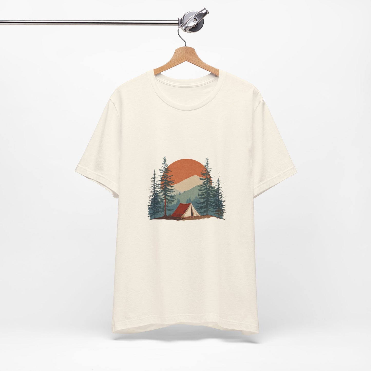 Nature-Inspired Unisex Tee | Camp Vibes, Adventure Shirt, Outdoor Apparel, Gift for Hikers, Summer Outfit, Travel T-Shirt