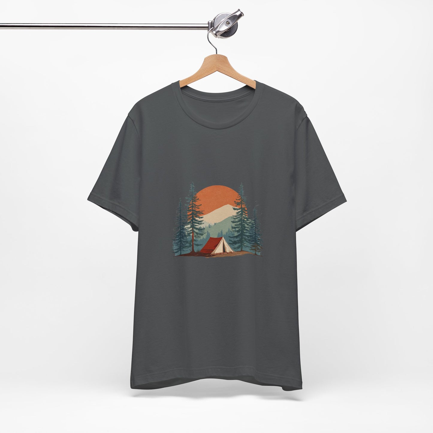 Nature-Inspired Unisex Tee | Camp Vibes, Adventure Shirt, Outdoor Apparel, Gift for Hikers, Summer Outfit, Travel T-Shirt