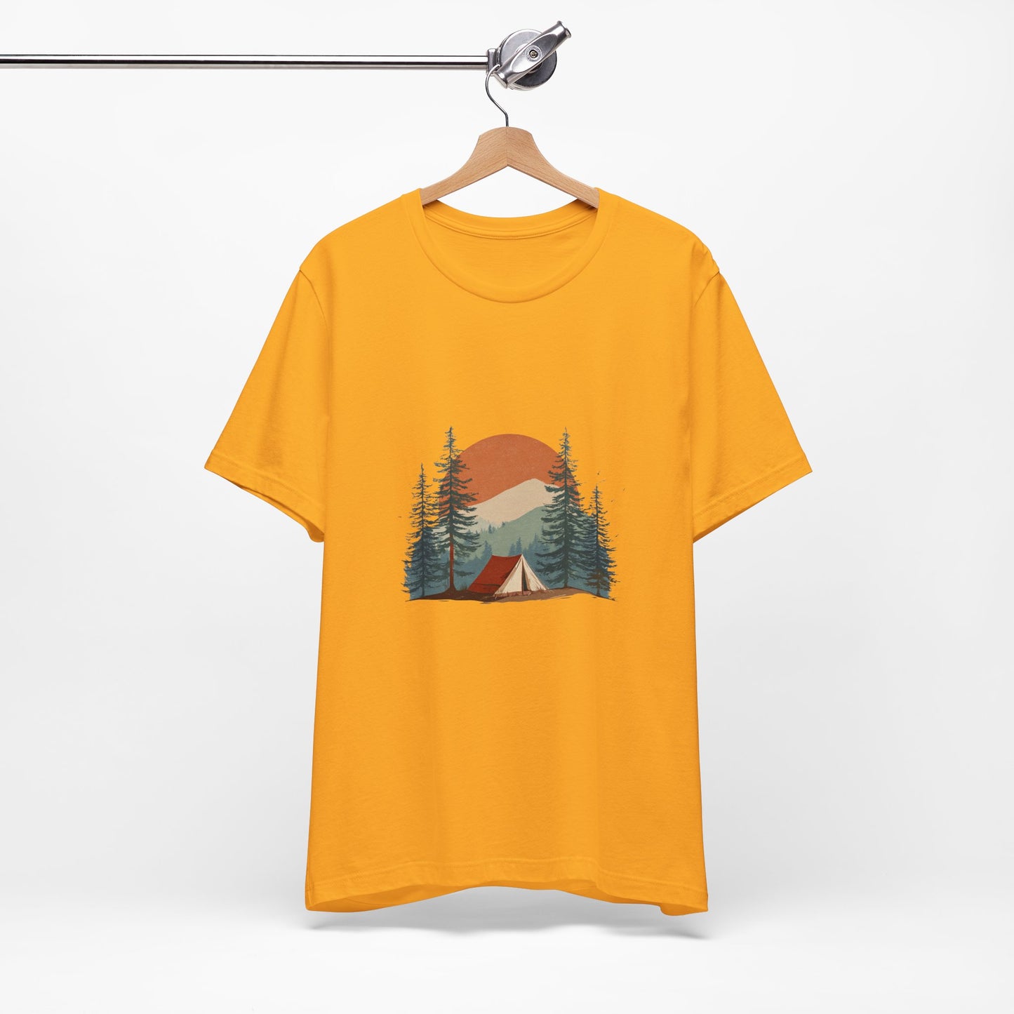 Nature-Inspired Unisex Tee | Camp Vibes, Adventure Shirt, Outdoor Apparel, Gift for Hikers, Summer Outfit, Travel T-Shirt