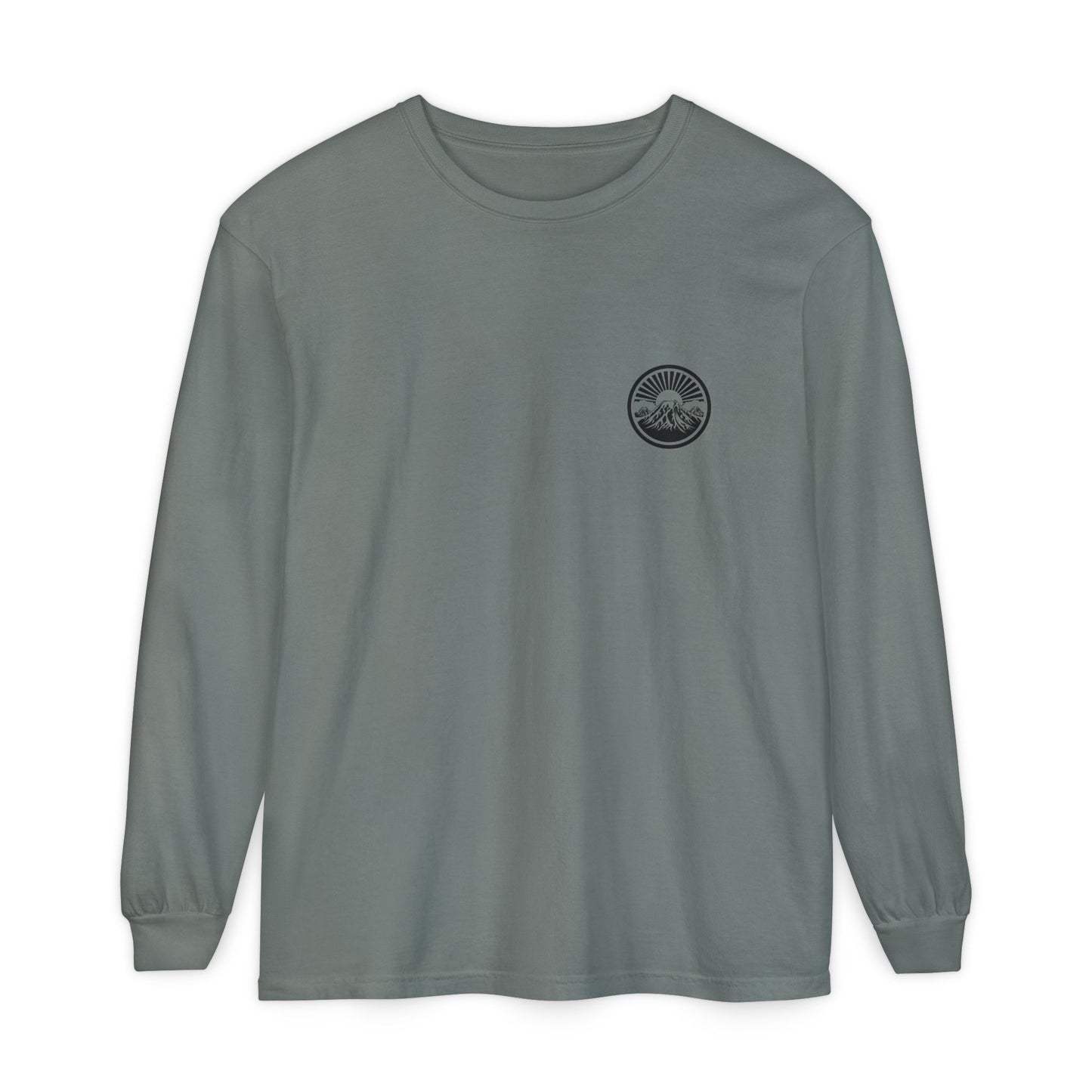 Mountain Sunrise Long Sleeve T-Shirt | Cozy Adventure Tee, Unisex Outdoor Apparel, Camping Gift, Graphic T-Shirt, Nature Lovers Clothing