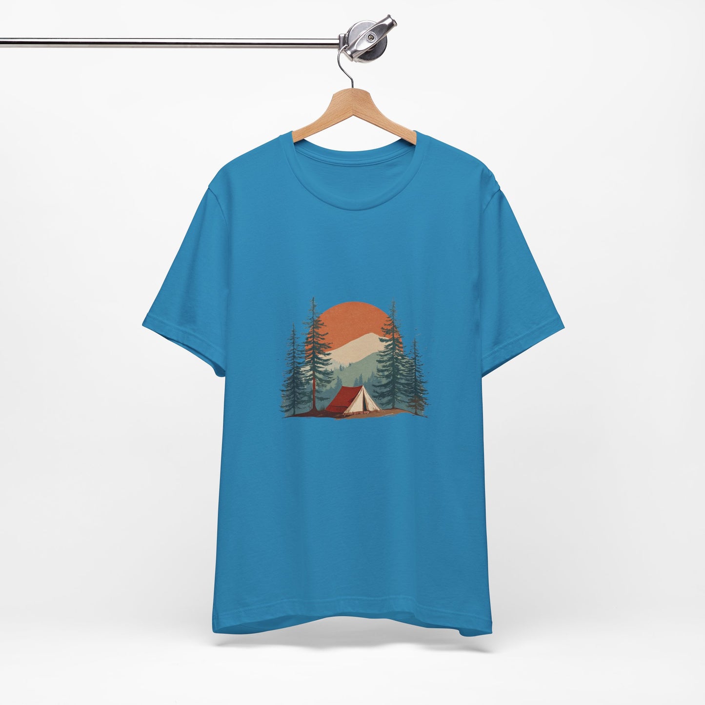 Nature-Inspired Unisex Tee | Camp Vibes, Adventure Shirt, Outdoor Apparel, Gift for Hikers, Summer Outfit, Travel T-Shirt
