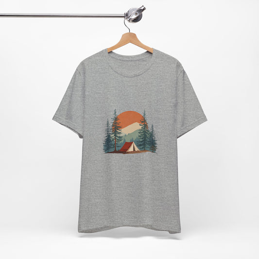 Nature-Inspired Unisex Tee | Camp Vibes, Adventure Shirt, Outdoor Apparel, Gift for Hikers, Summer Outfit, Travel T-Shirt