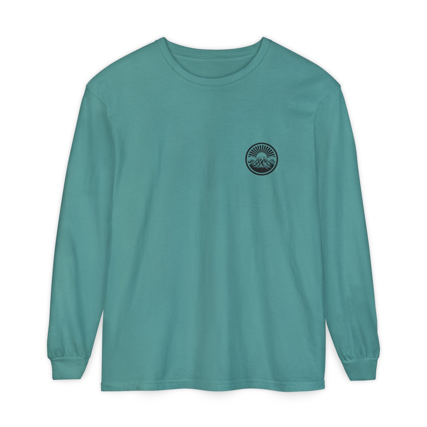Mountain Sunrise Long Sleeve T-Shirt | Cozy Adventure Tee, Unisex Outdoor Apparel, Camping Gift, Graphic T-Shirt, Nature Lovers Clothing