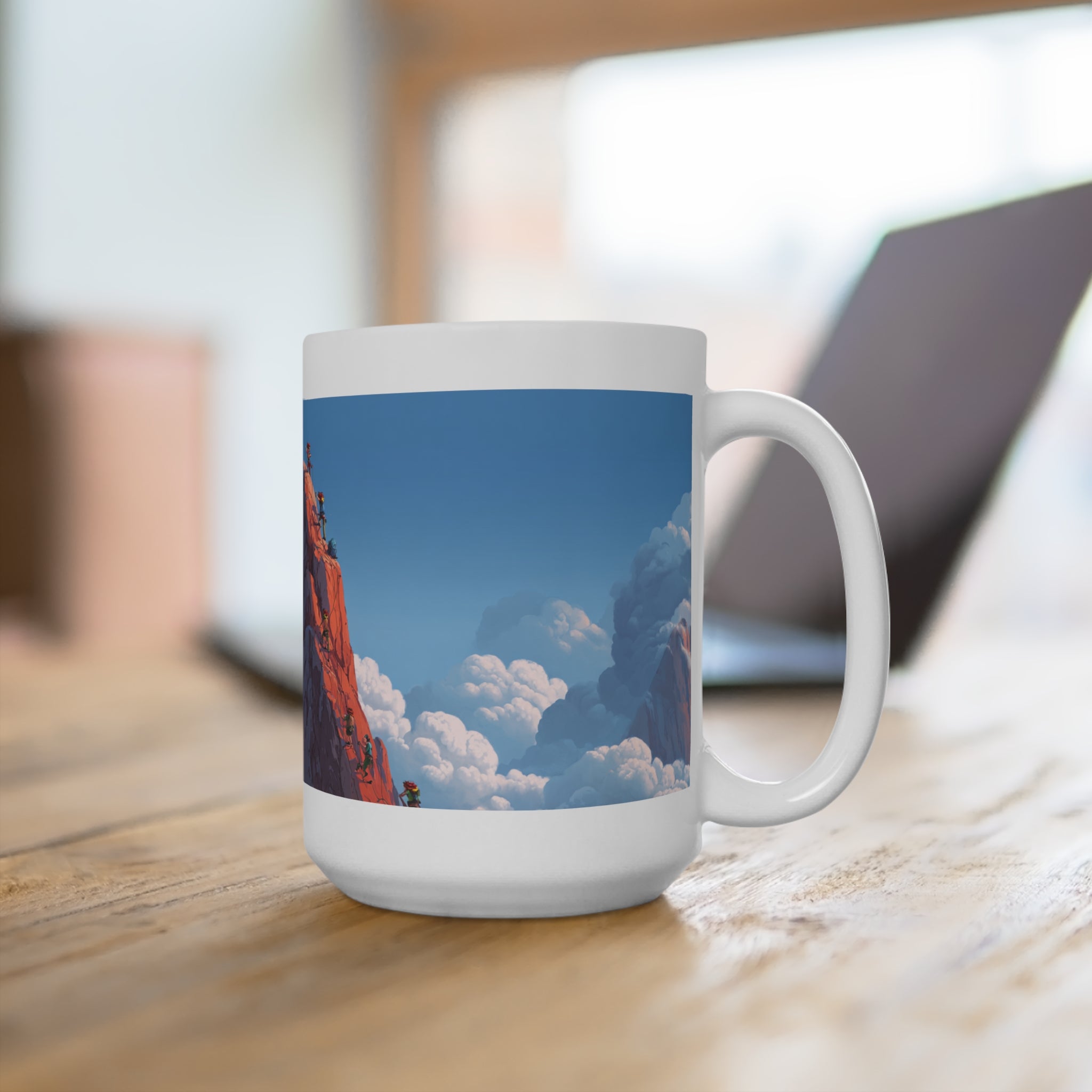 Mountain Adventure Mug - Perfect for Nature Lovers, Inspirational Gift, Coffee or Tea Enthusiast, Outdoor Adventure Decor