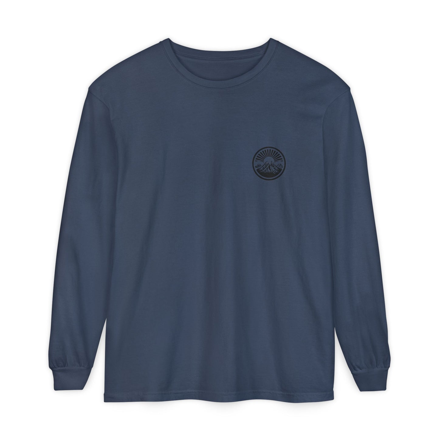 Mountain Sunrise Long Sleeve T-Shirt | Cozy Adventure Tee, Unisex Outdoor Apparel, Camping Gift, Graphic T-Shirt, Nature Lovers Clothing