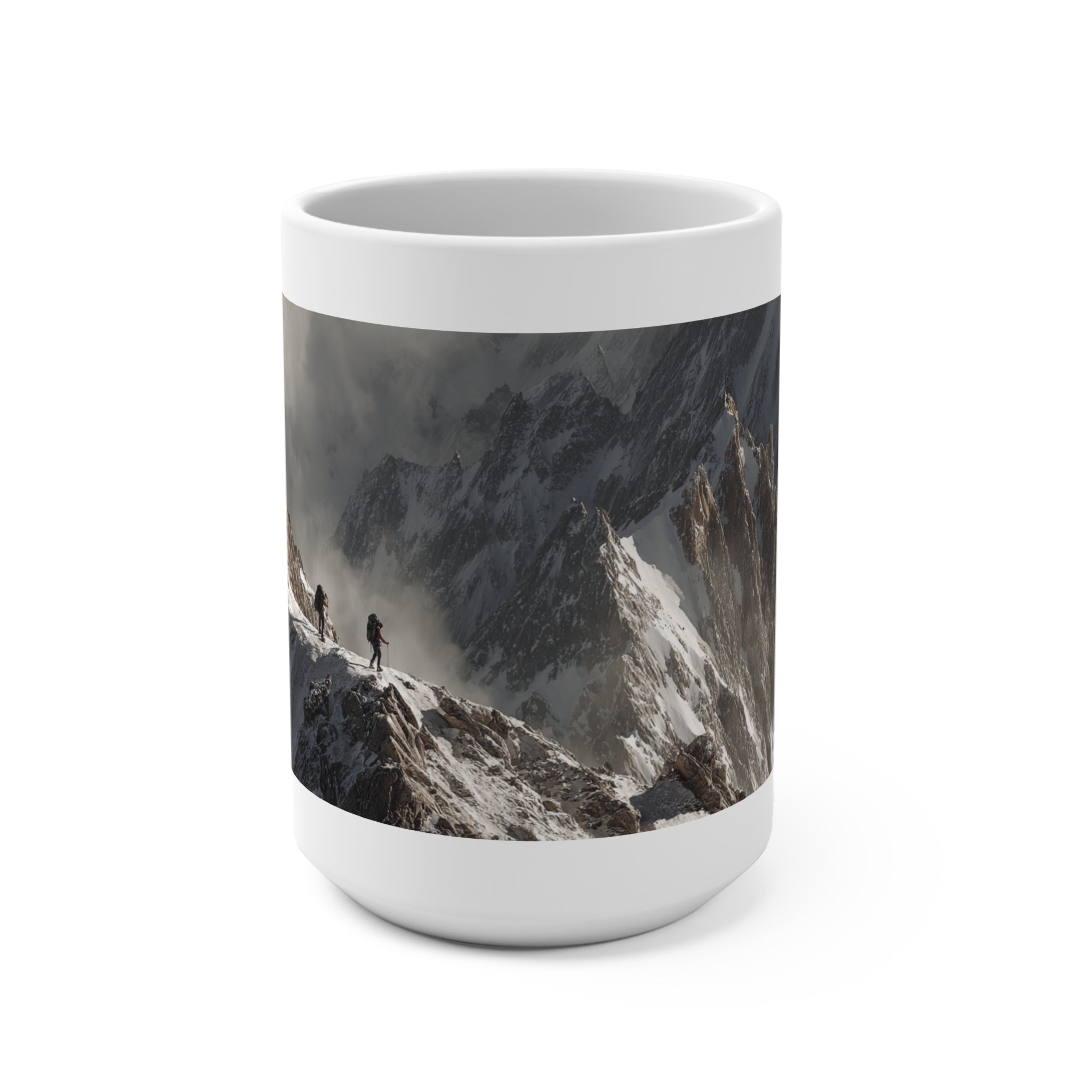 Adventure Landscape Mug, Mountain Hiking Coffee Cup, Nature Lover Gift, Inspirational Drinkware for Travelers, Perfect for Outdoorsy Souls