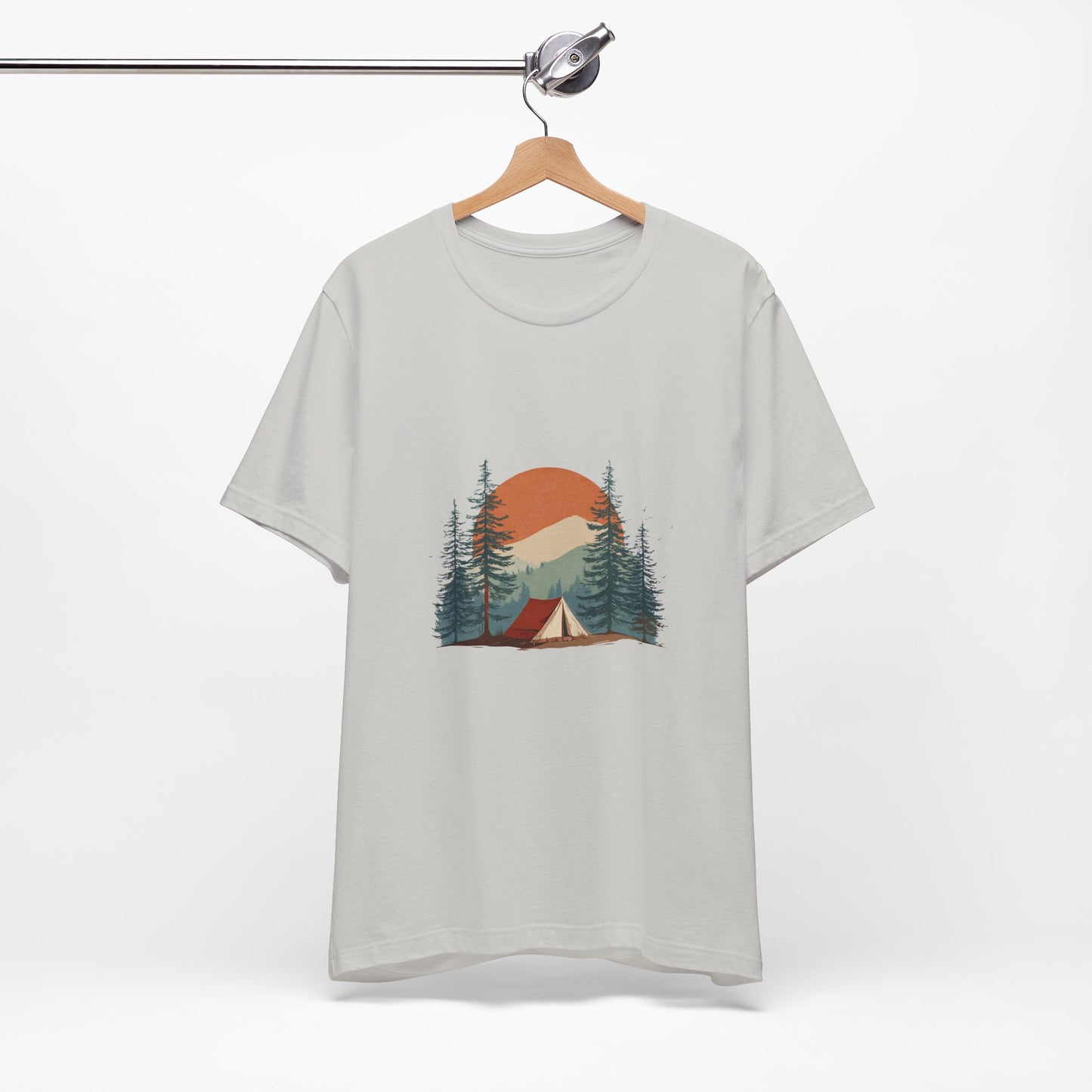 Nature-Inspired Unisex Tee | Camp Vibes, Adventure Shirt, Outdoor Apparel, Gift for Hikers, Summer Outfit, Travel T-Shirt