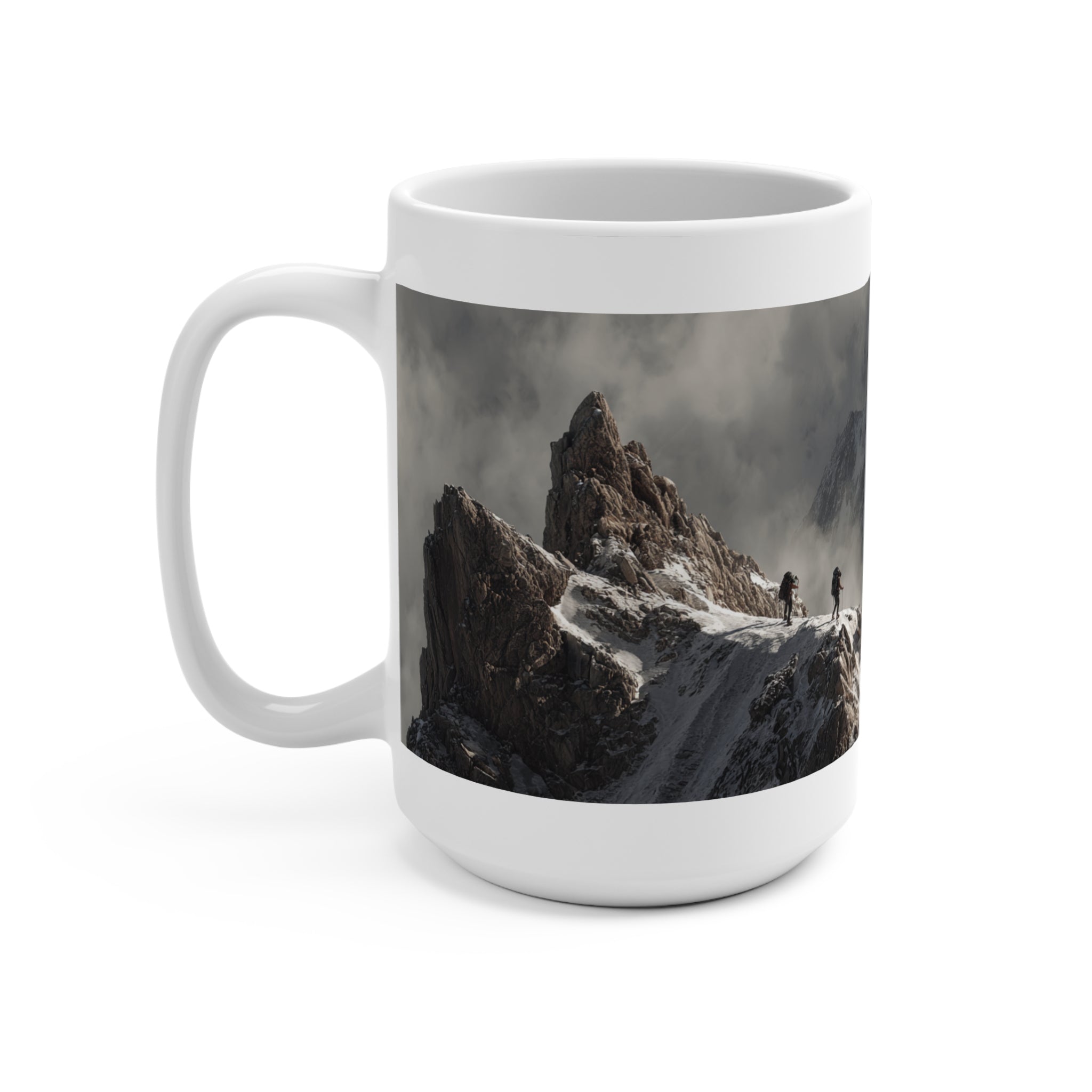 Adventure Landscape Mug, Mountain Hiking Coffee Cup, Nature Lover Gift, Inspirational Drinkware for Travelers, Perfect for Outdoorsy Souls