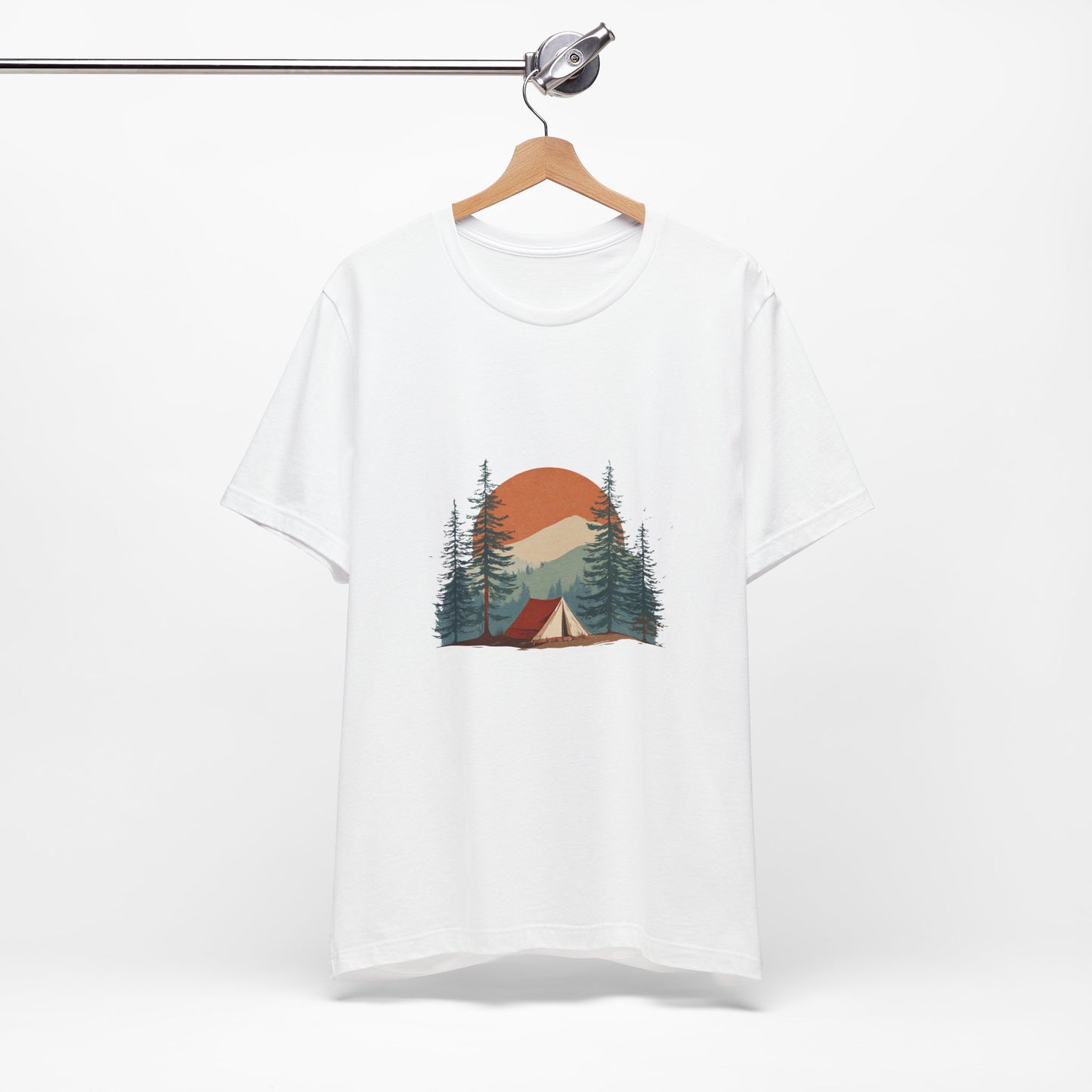 Nature-Inspired Unisex Tee | Camp Vibes, Adventure Shirt, Outdoor Apparel, Gift for Hikers, Summer Outfit, Travel T-Shirt