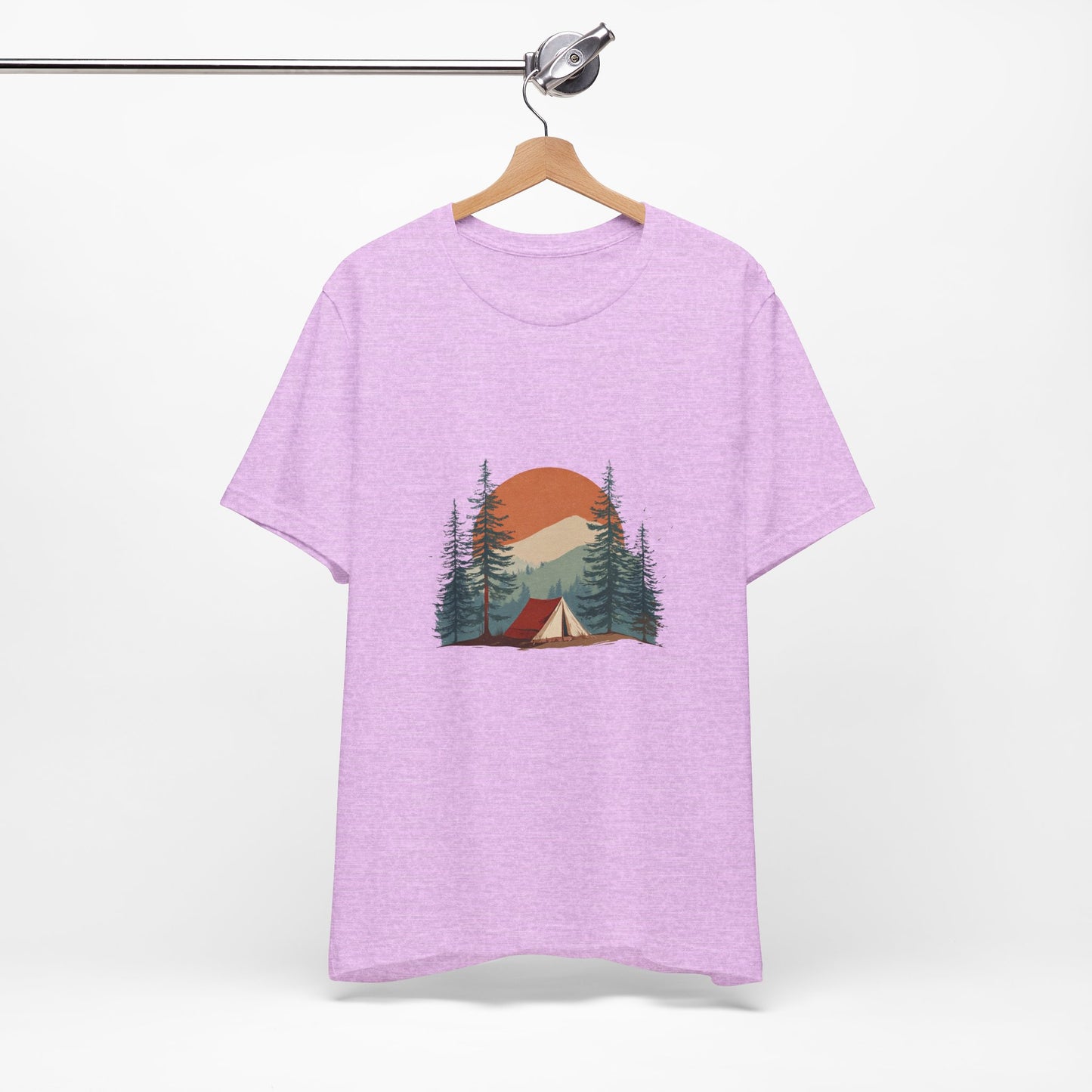 Nature-Inspired Unisex Tee | Camp Vibes, Adventure Shirt, Outdoor Apparel, Gift for Hikers, Summer Outfit, Travel T-Shirt